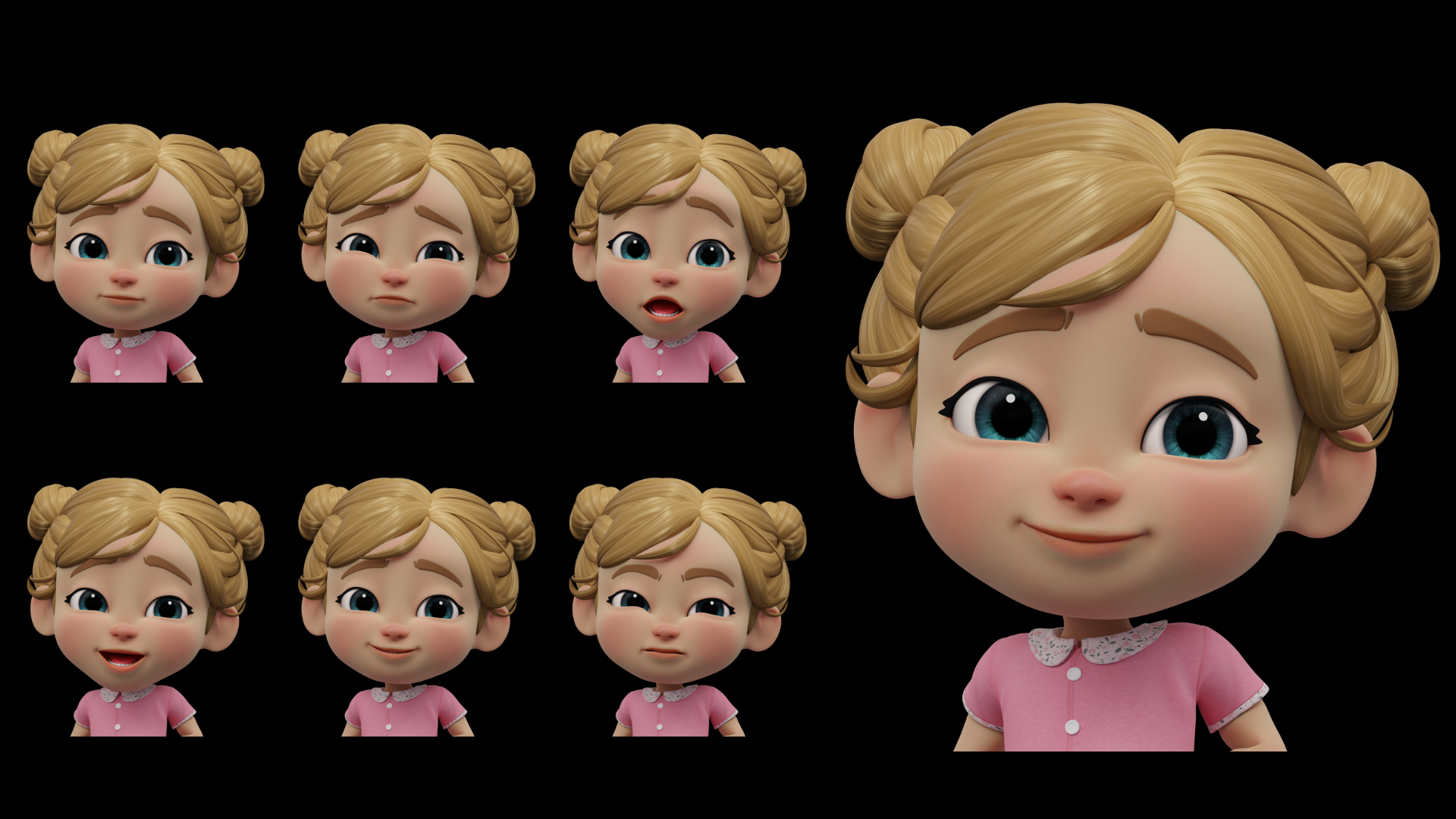 52 ARKit blendshapes for realistic facial expressions